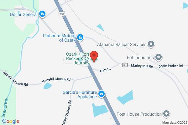 Ozark / Fort Rucker KOA Journey
