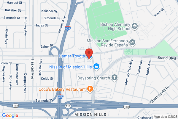 Service Department at Hamer Toyota
