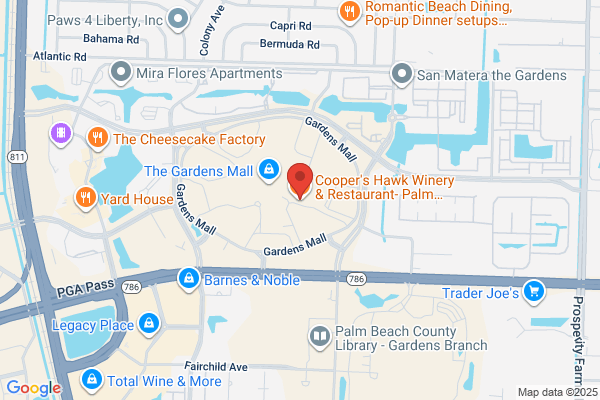 Cooper's Hawk Winery & Restaurant- Palm Beach Gardens