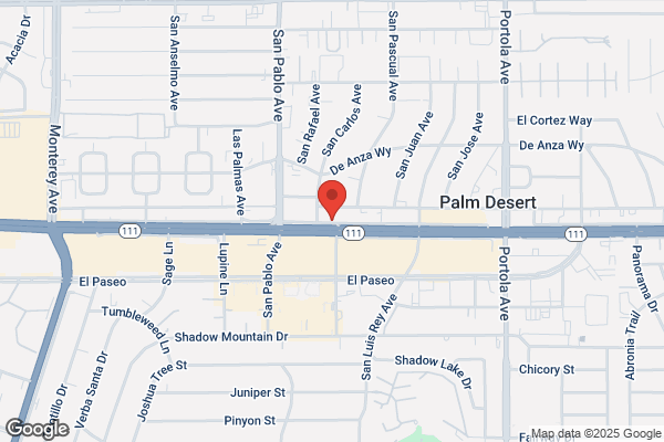 Desert Map and Aerial Photo