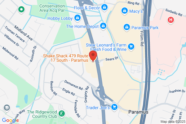 Shake Shack 479 Route 17 South - Paramus