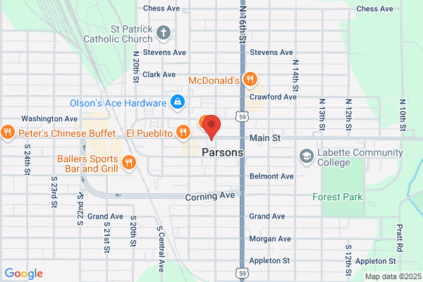 Parsons City of, Oakwood Cemetery