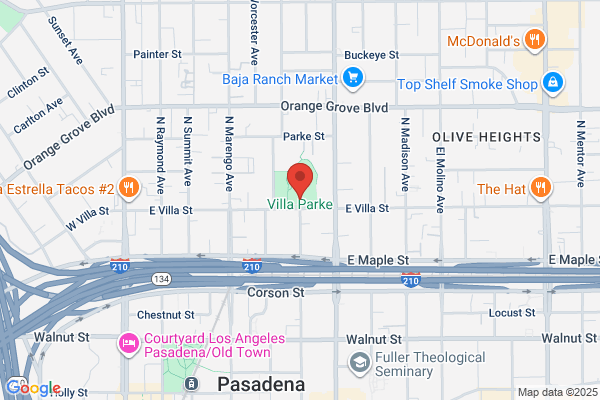 Pasadena City of, Libraries, Branch Libraries, Villa Parke Community Library