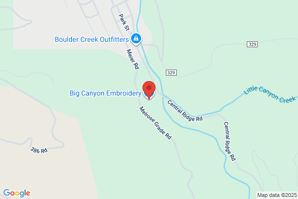 Big Canyon Embroidery