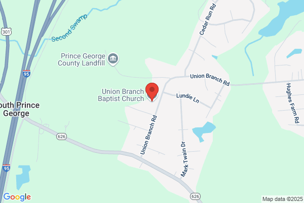 Union Branch Baptist Church Prince George Co