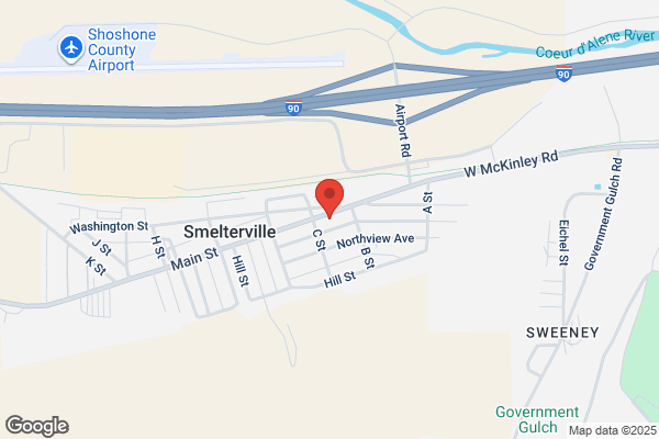 United States Government, US Postal Service, Post Offices, Smelterville
