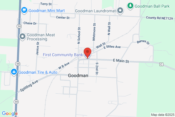 Bank of Jane A Branch of Goodman State Bank