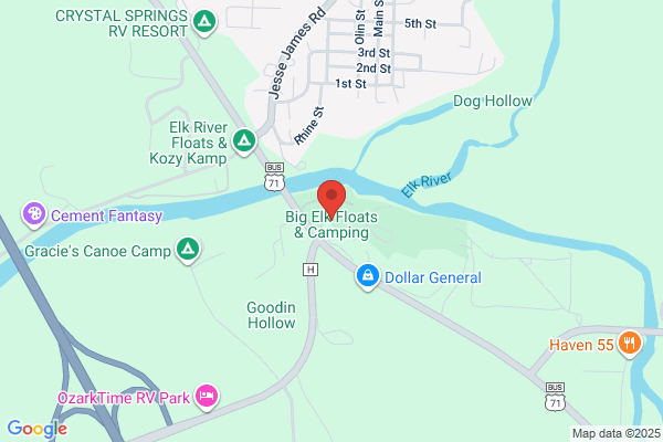 Big Elk Camp & Canoe Rentals