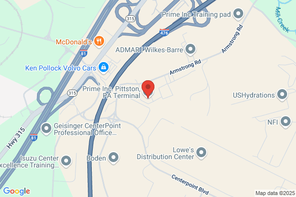 Prime Inc. Pittston, PA Terminal