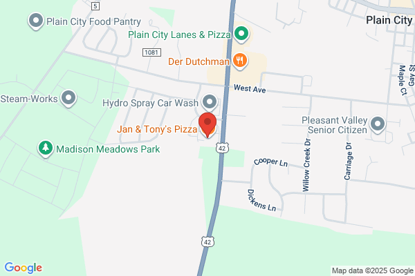 Jan & Tony's Pizza