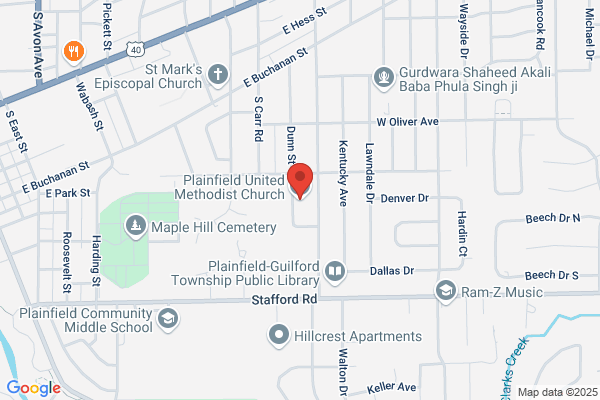 Plainfield United Methodist Church, Church