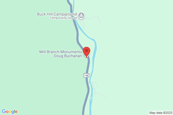 Buchanan Doug Mill Branch Monuments