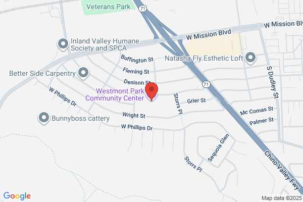 Pomona City of, Parks Recreation & Community Services Department, Recreation & Community Services Division, Westmont Park Community Center