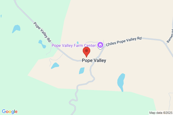 Pope Valley Volunteer Fire Department.