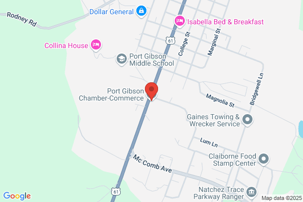 Chamber of Commerce Port Gibson Claiborne County