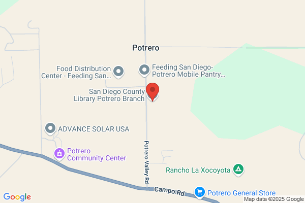 San Diego Public Libraries, Branch Libraries, Potrero