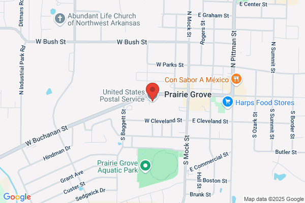 U S Government Office, Post Offices, Prairie Grove Office