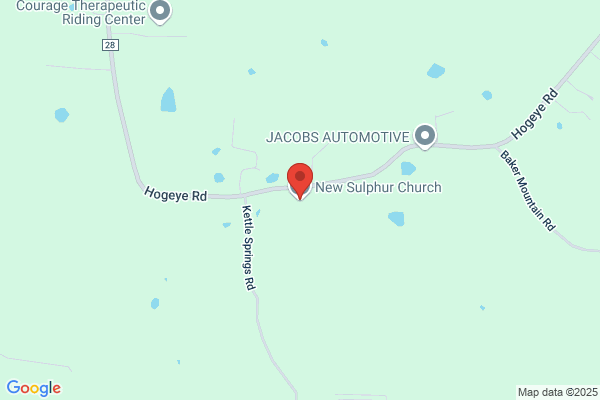 New Sulphur Church Pastor Study