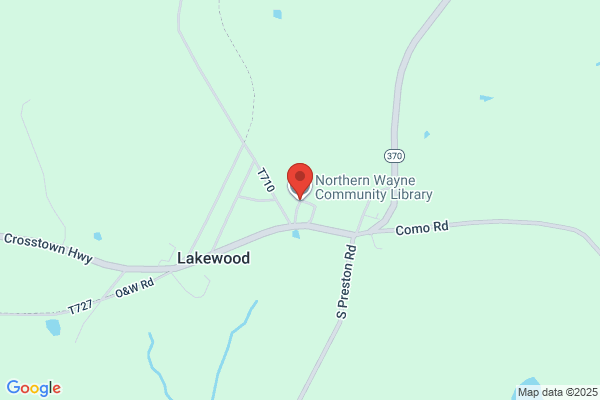 Libraries, Northern Wayne Community Library