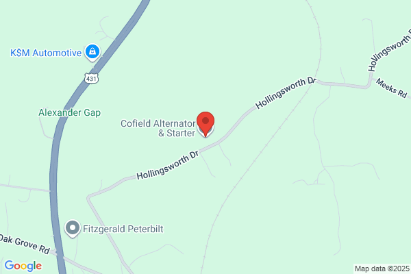 Cofield Alternator & Starter Repair Shop