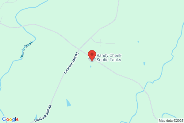 Randy Cheek Septic Tanks Plumbing & Backhoe Company