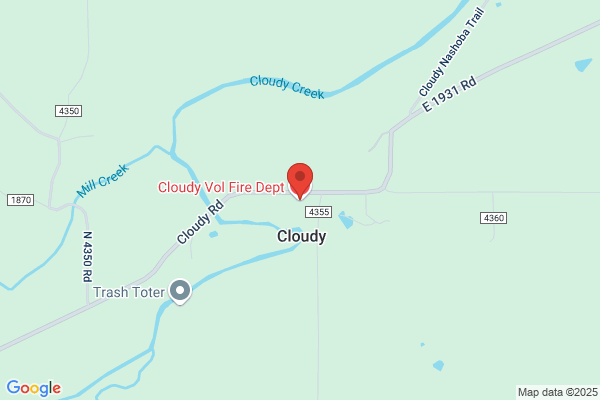Cloudy Oklahoma Volunteer Fire Department