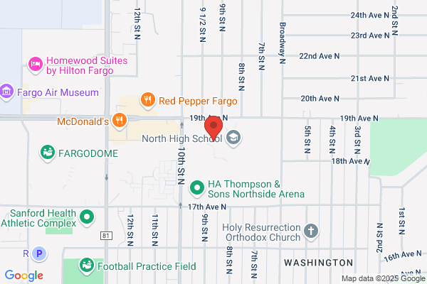 Fargo Park District, Swimming Pools, North Side