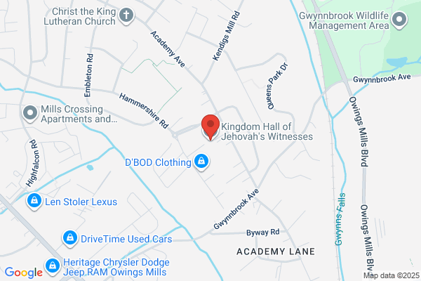 Reisterstown Kingdom Hall of Jehovah's Witnesses