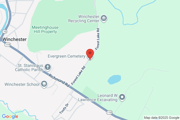 Winchester Town of, Cemetery