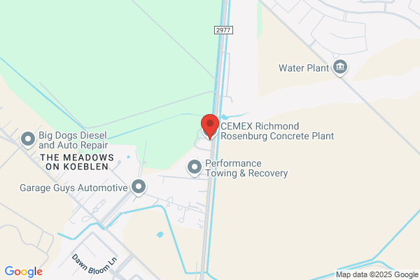 CEMEX Richmond Rosenburg Concrete Plant