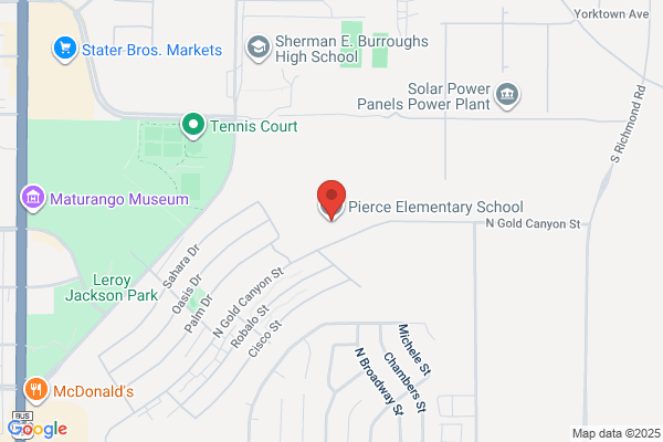 Sierra Sands Unified School District, Pierce Elementary School