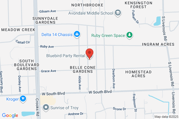 Bluebird Party Rental