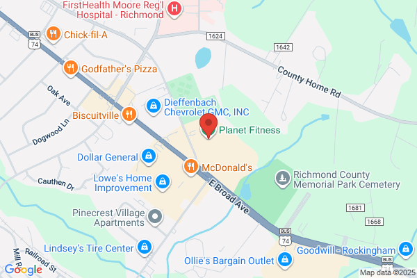 8467 - National Fitness Partners  - Rockingham - 1305 E. Broad Ave. Ste. B  - NC