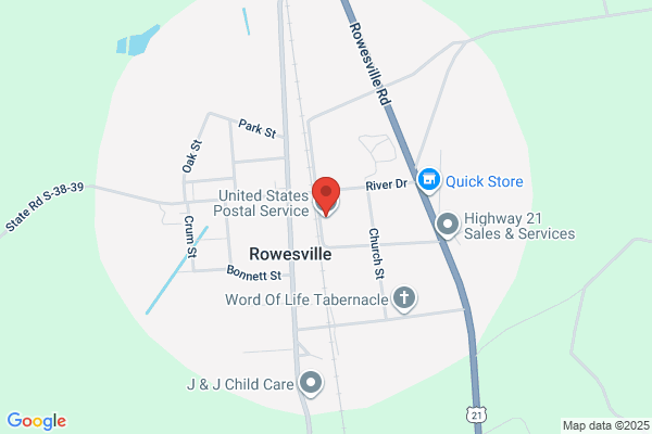 U S Government, Post Office, Rowesville