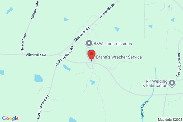 Brann's Wrecker Service Inc