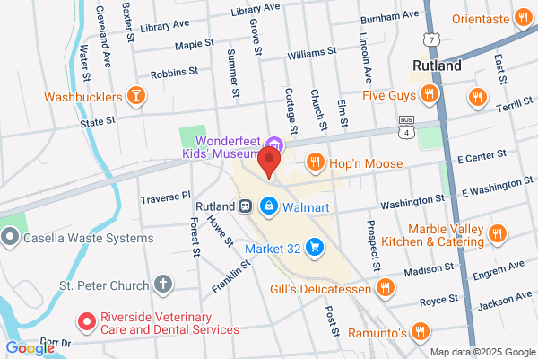 Banknorth Vermont, Banking Centers