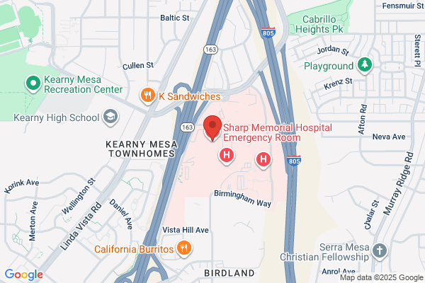 Sharp Memorial Hospital Emergency Room