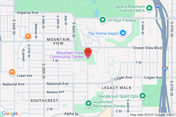 San Diego City of, Parks, Recreation Centers, Mountain View Community Center