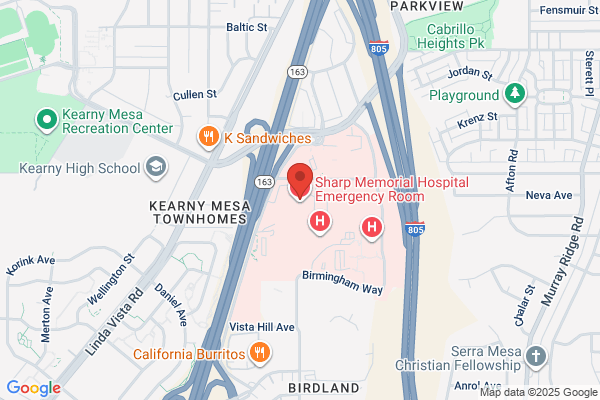 Sharp Memorial Hospital Orthopedic Services