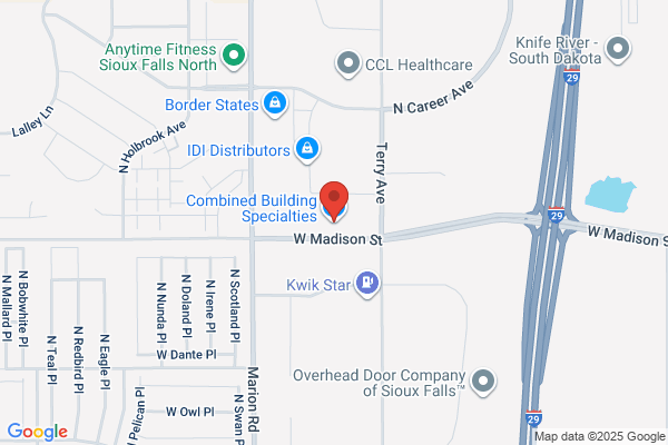 Combined Building Specialties