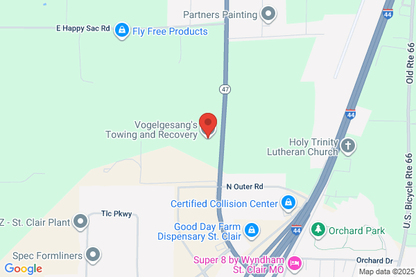 Vogelgesang's Mobil Super Center, 24 Hour Towing