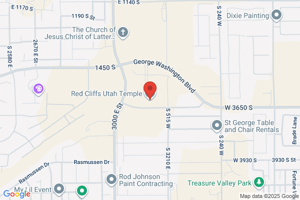 Red Cliffs Utah Temple