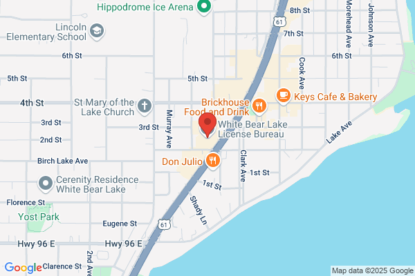 White Bear Lake City Offices, Motor Vehicle Registration
