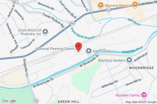 Roanoke National Peening