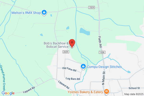 BOB'S BACKHOE  and  BOBCAT SERVICE