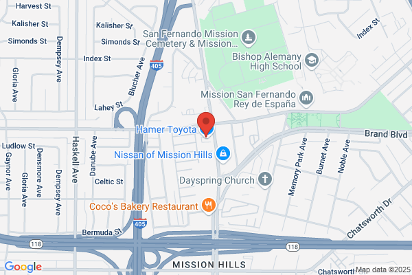 Service Department at Hamer Toyota