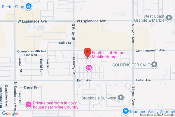 Foothills of Hemet Mobile Home Park