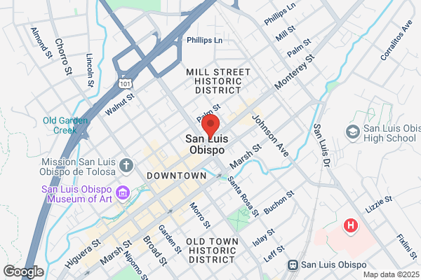 San Luis Obispo City of, Planning-Zoning Information