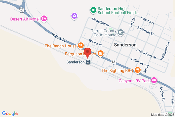 Sanderson, Postal Service