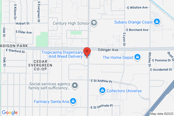 TOPS Cannabis Delivery Online - Santa Ana